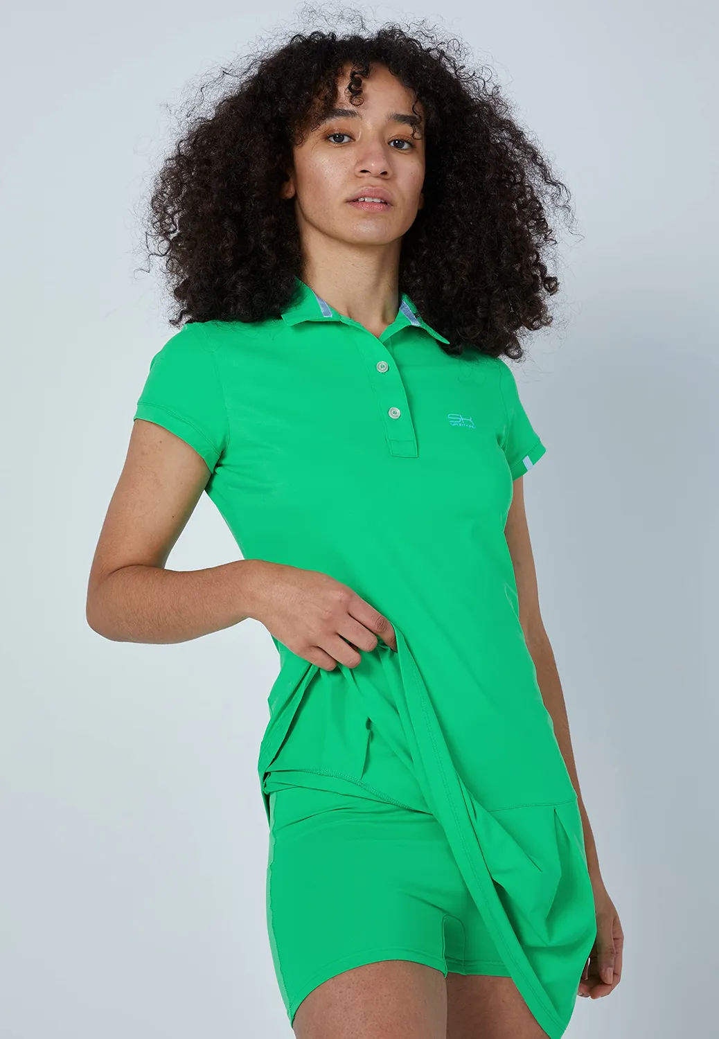 SPORTKIND Polokleid Tennis Golf Hockey Kleid mit UV-Schutz