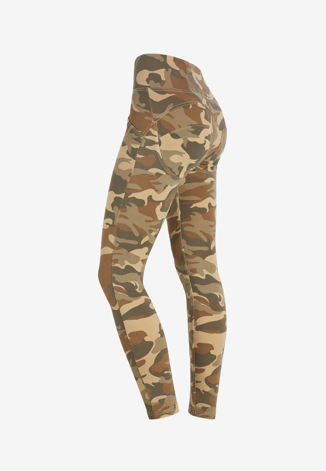 Freddy WR.UP Hose Camouflage Beige Superskinny