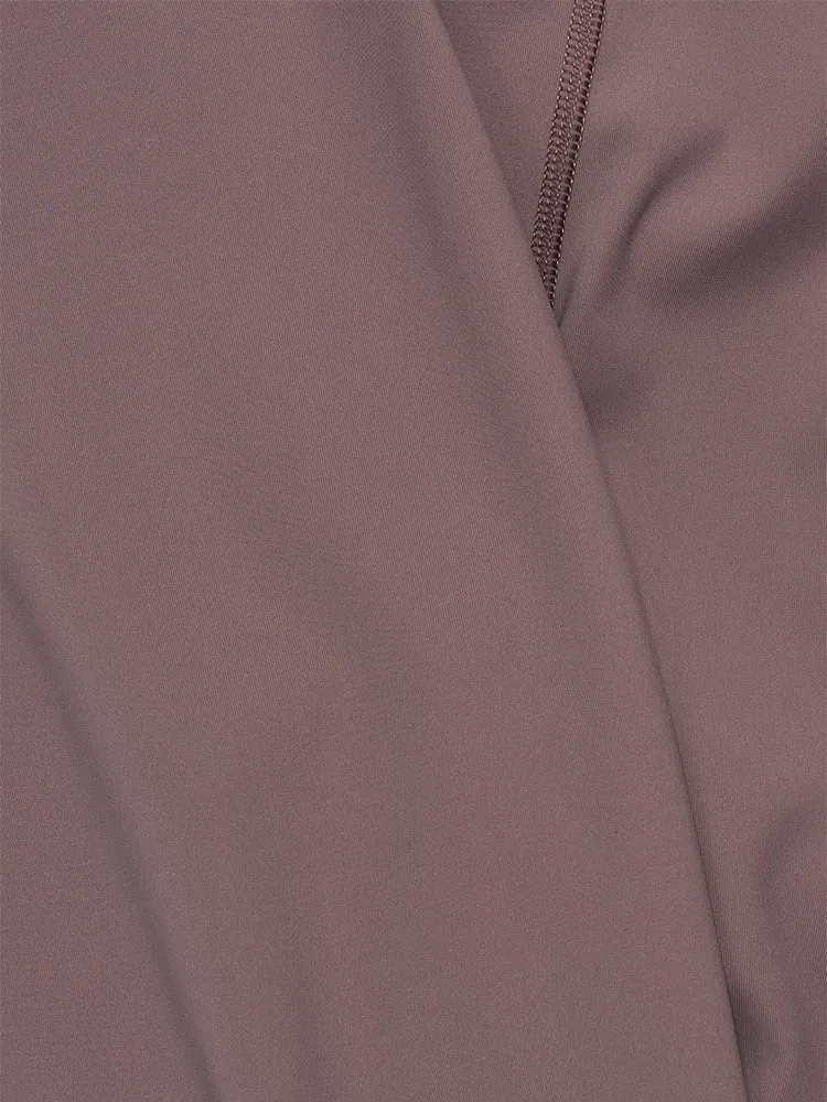 UNNA Good Place Tights Leggings Plum Grey blickdicht