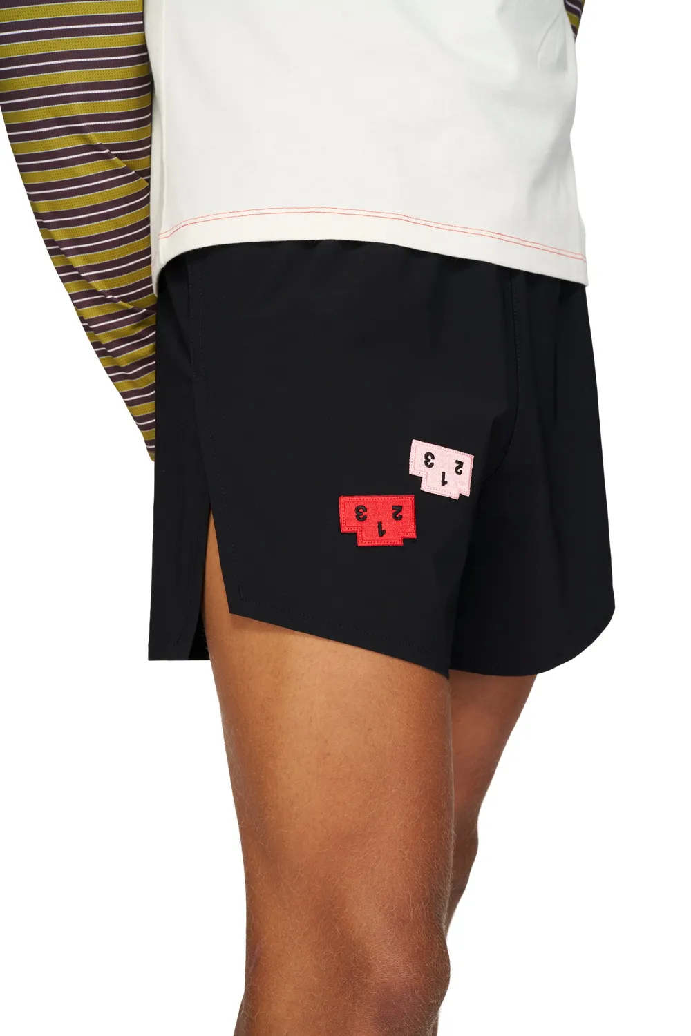 UNNA Tempo Laufshorts Herren Podium Black recycelt