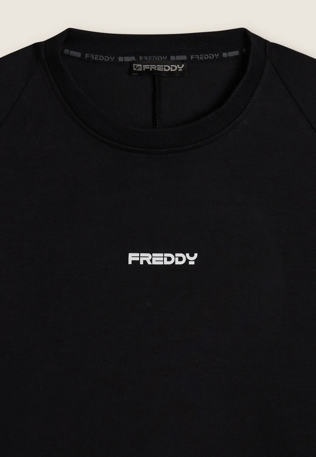 Freddy Rundhals Sweatshirt Zip Print Turbulence warm