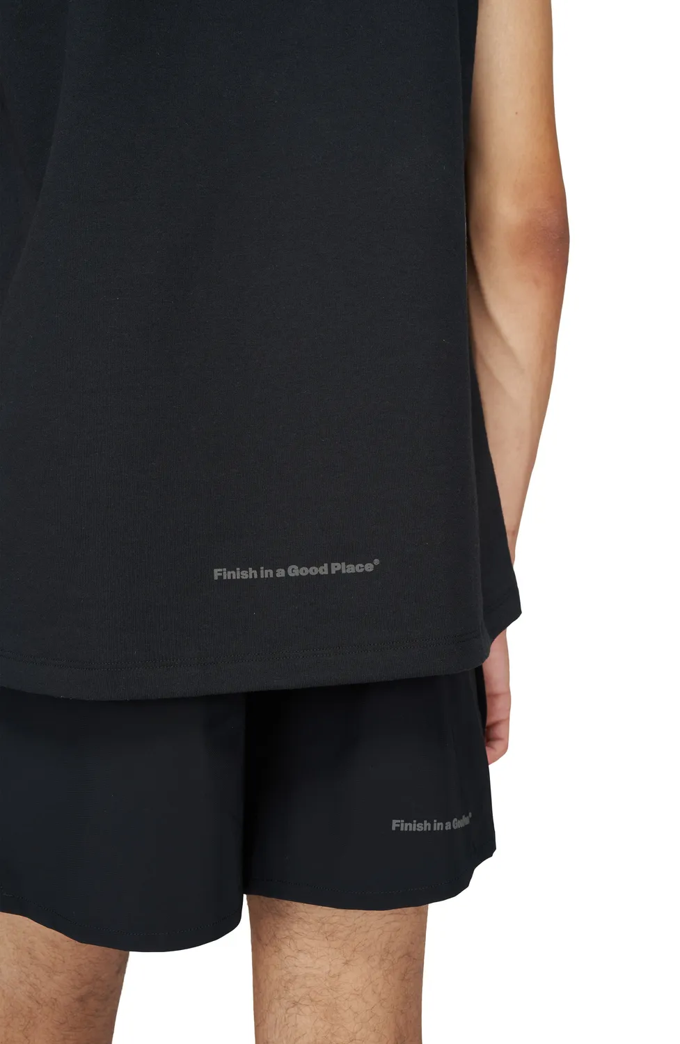 UNNA Flex Tank Tanktop Schwarz Bio-Baumwolle