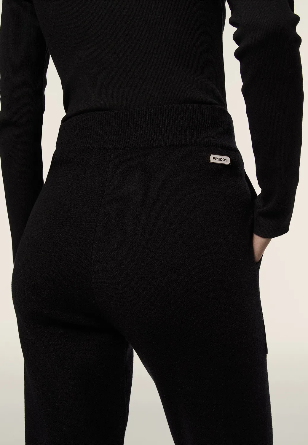 Freddy Tricot Hose Damen Cuban Sand elastisch Rippbund