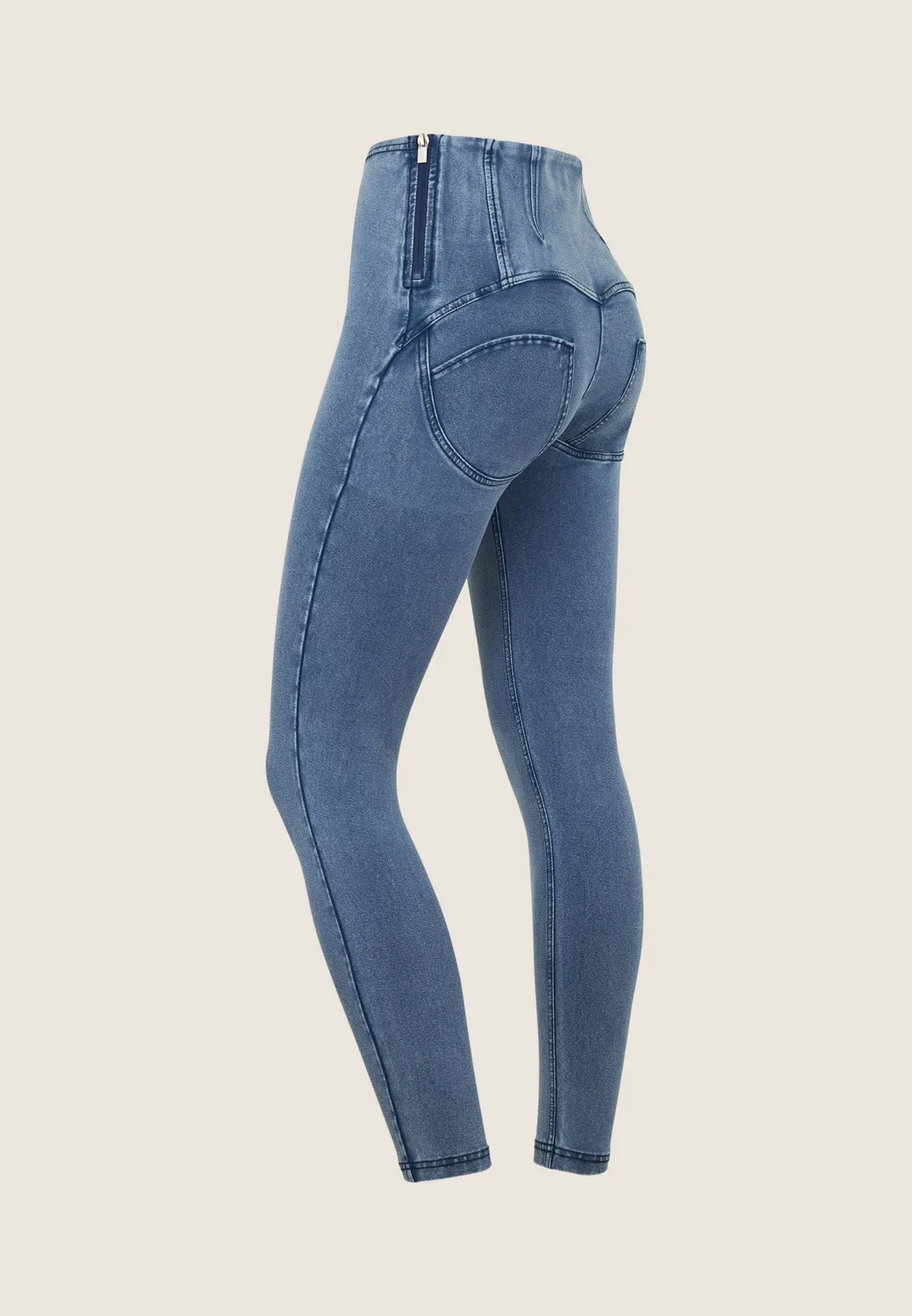 Freddy WR.UP Jeggings 7/8 Superskinny Mittelblau