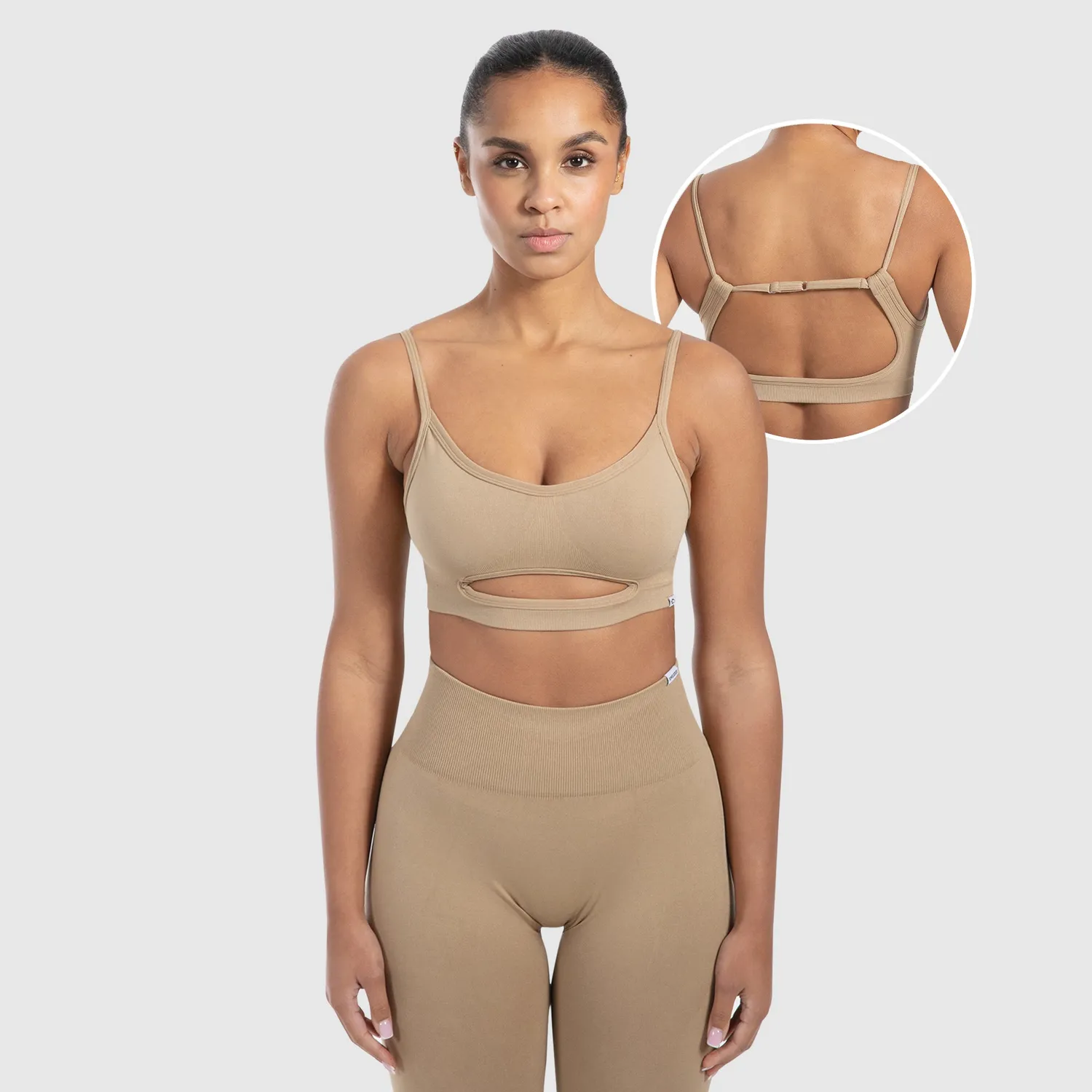 Smilodox Sorea Nesa Sport BH Damen Schwarz Seamless