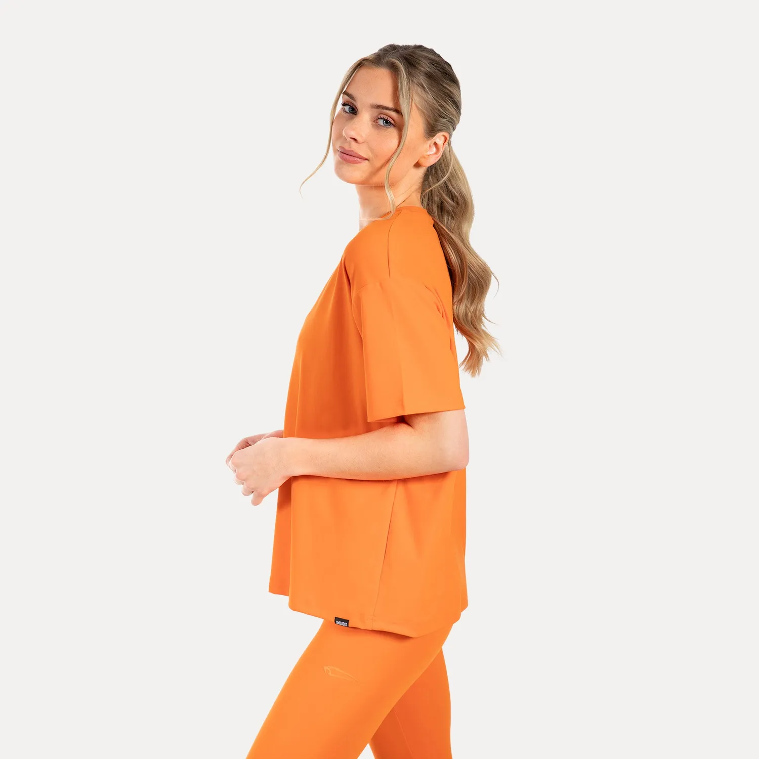 Smilodox Aurica T-Shirt Damen Schwarz Oversize