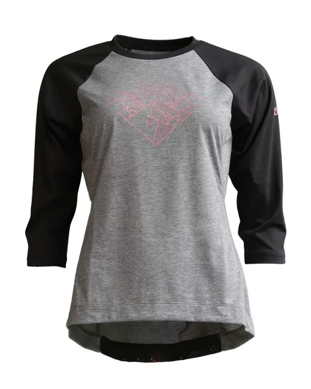 Zimtstern PureFlowz Shirt 3/4 Wmns MTB-Shirt Damen 3/4-Arm