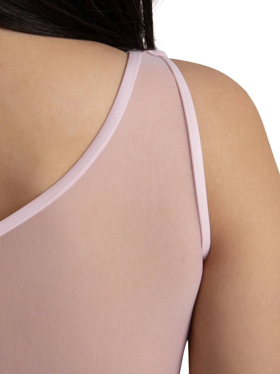 Capezio Curved Rhythm 12261W Ballettanzug Schwarz Mesh Damen