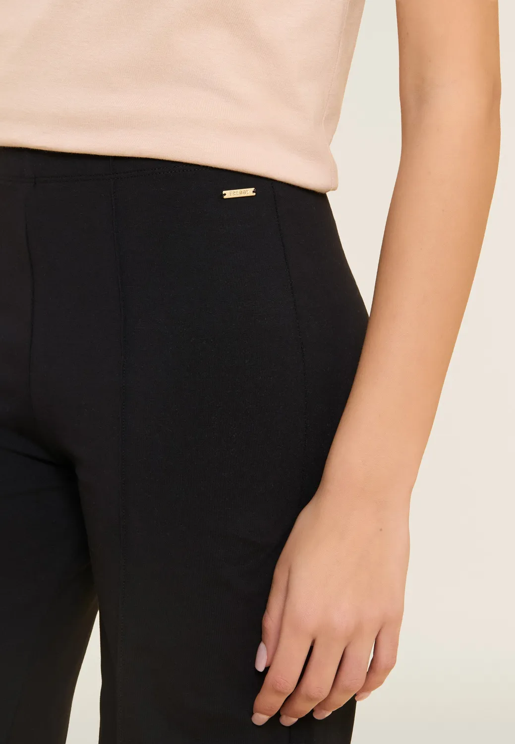 Freddy Slim Sporthose weites Bein Piping Dark Denim elastisch