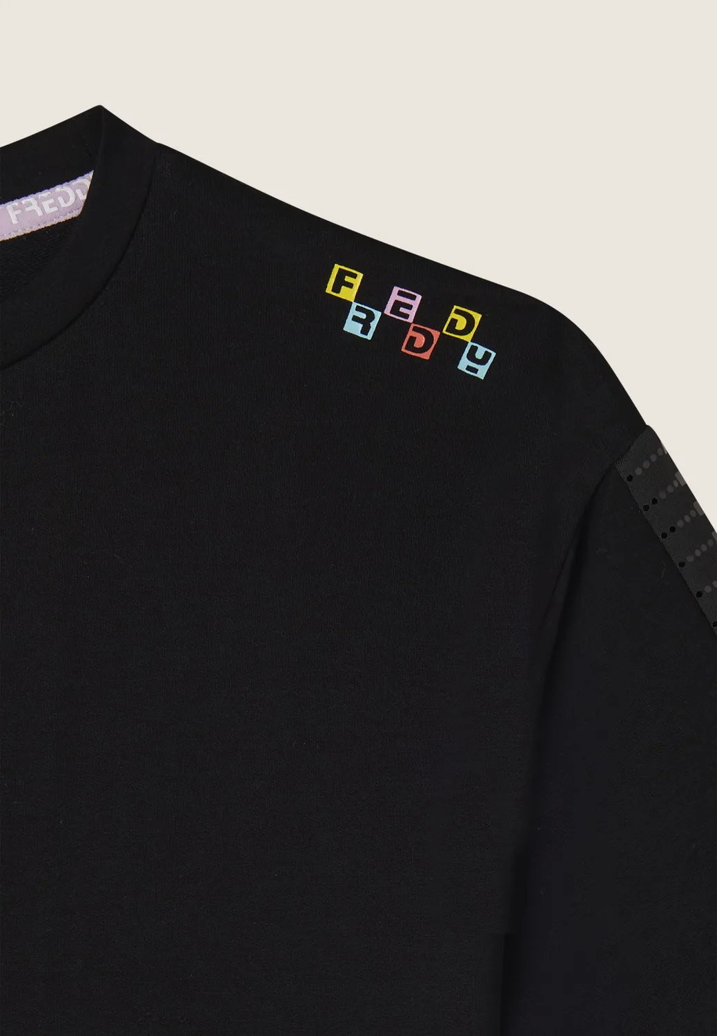 Freddy Mädchen Maxi T-Shirt Kleid Schwarz 8 Jahre