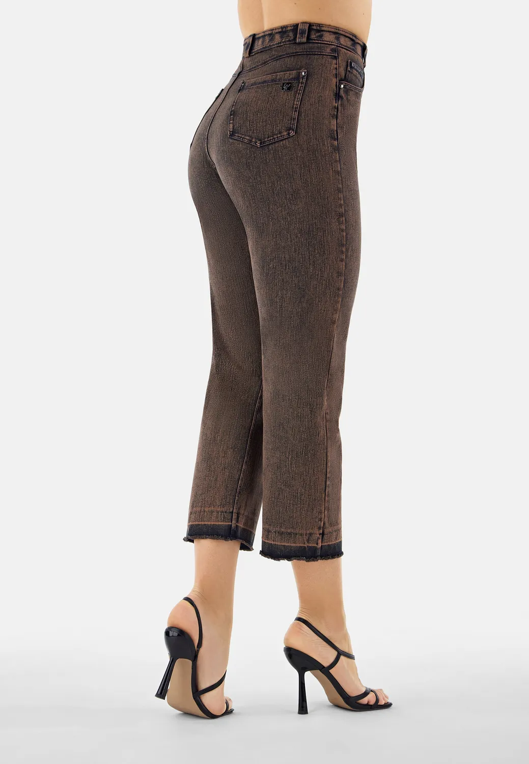 Freddy Black 7/8 Jeans Straight Lunarwashbeige J106B