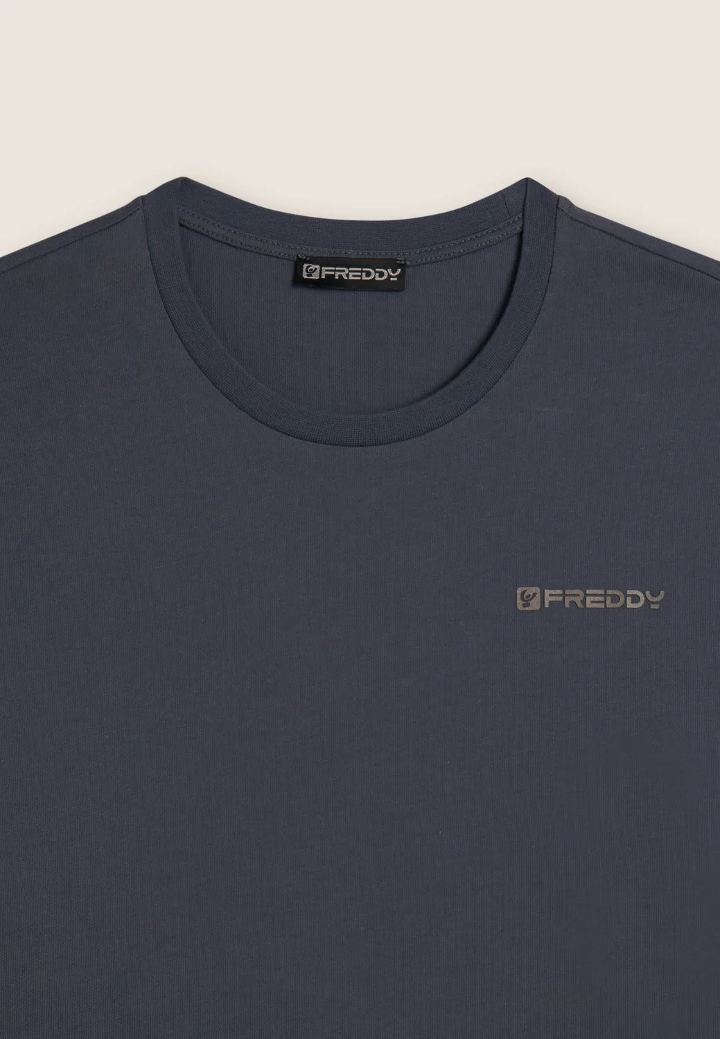 Freddy Langarmshirt Herren Baumwolle Dunkelblau regular