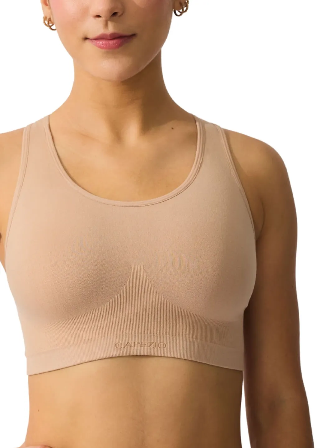 Capezio Classics 3760W Sport-BH Nude Nahtlos Racerback