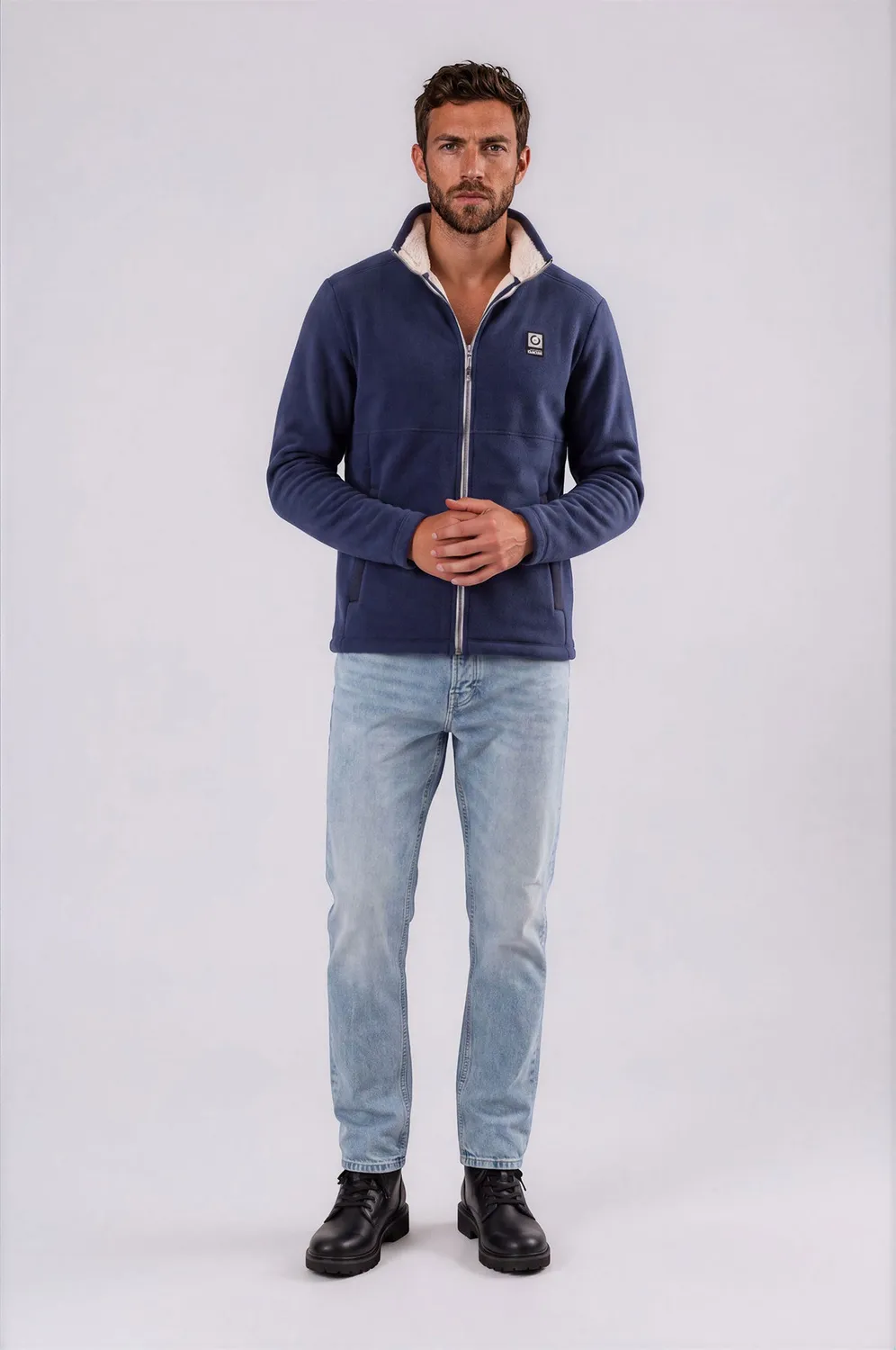 LPO Reece Fleecejacke Herren dunkelblau isolierend
