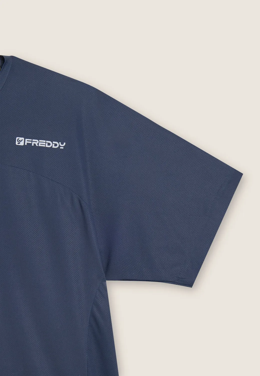 Freddy Slim T-Shirt Logo Herz Dark Sapphire B109 elastisch