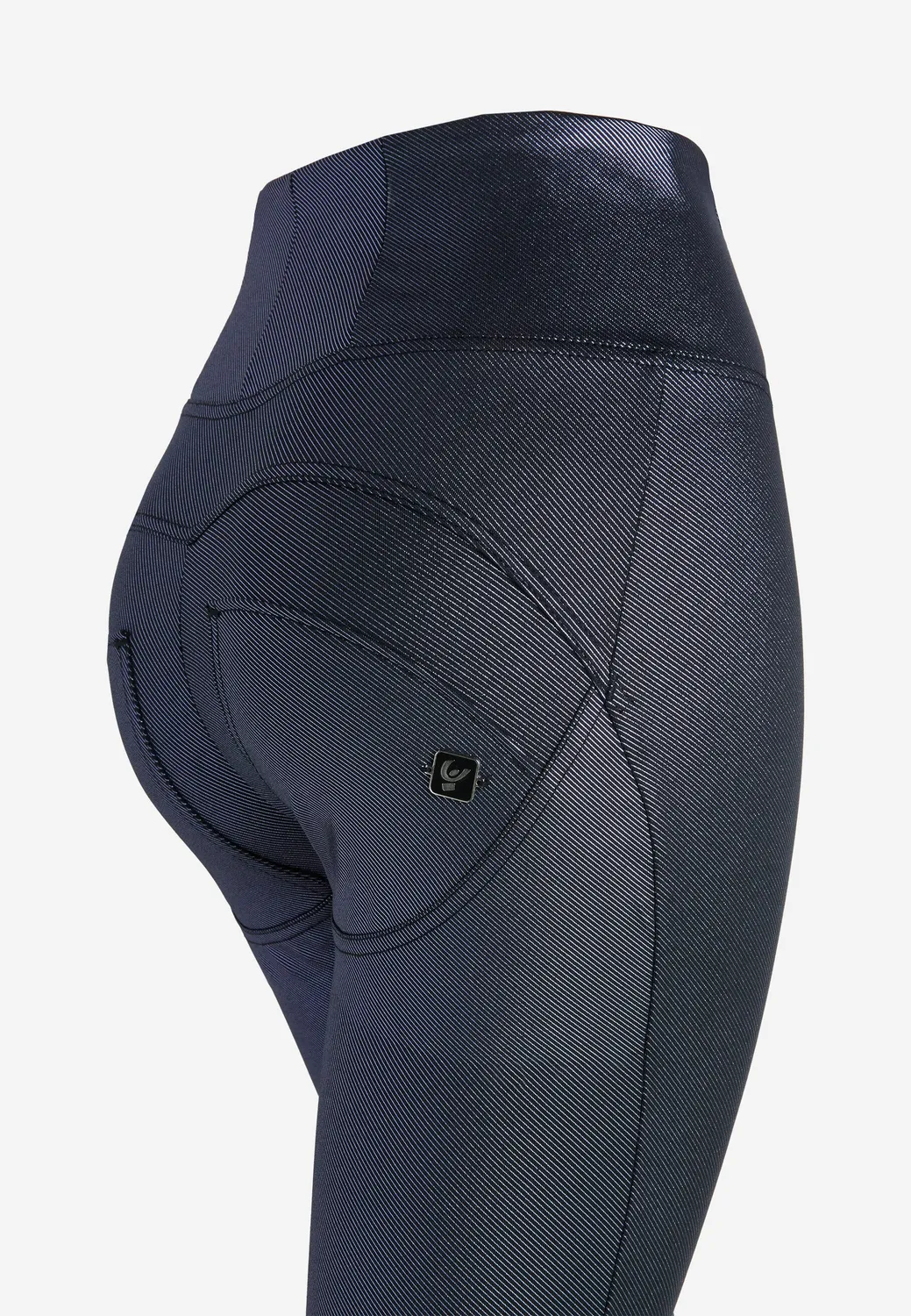 Freddy WR.UP Push-up Hose schwarz Metallic hoher Bund
