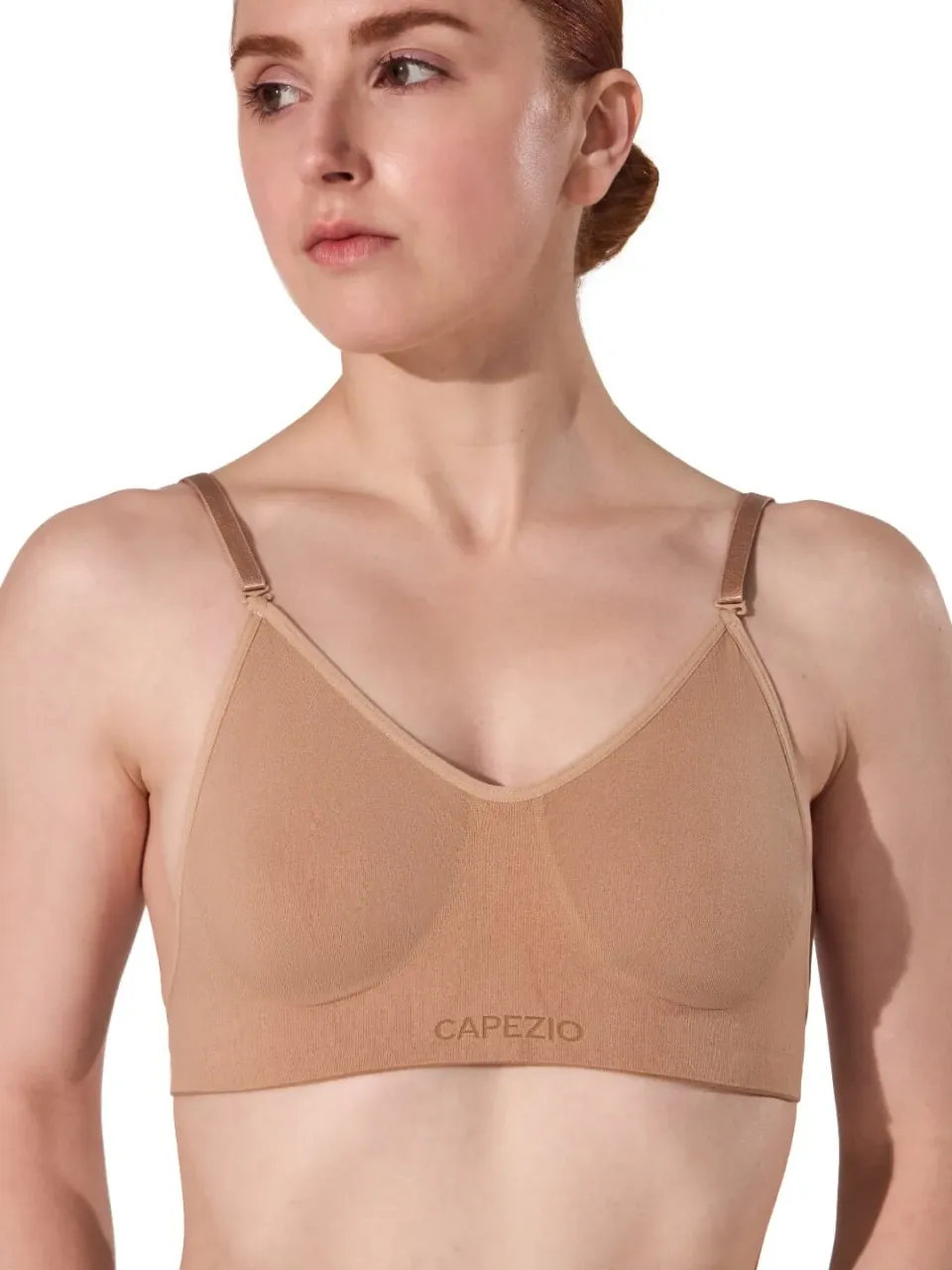 Capezio Clear Back BH Nude nahtlos