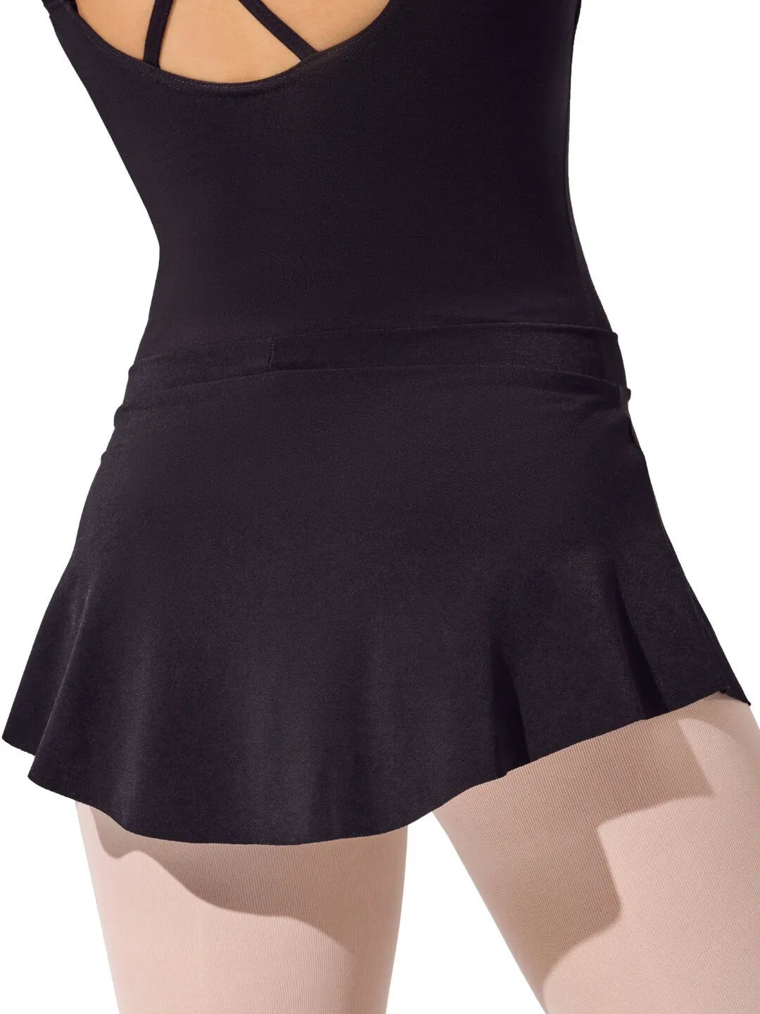 Capezio Class Collection Curved Tanzrock Schwarz pflegeleicht