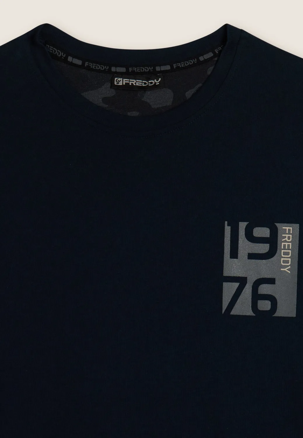 Freddy 1976 Langarmshirt Herren Jet Black Baumwolle