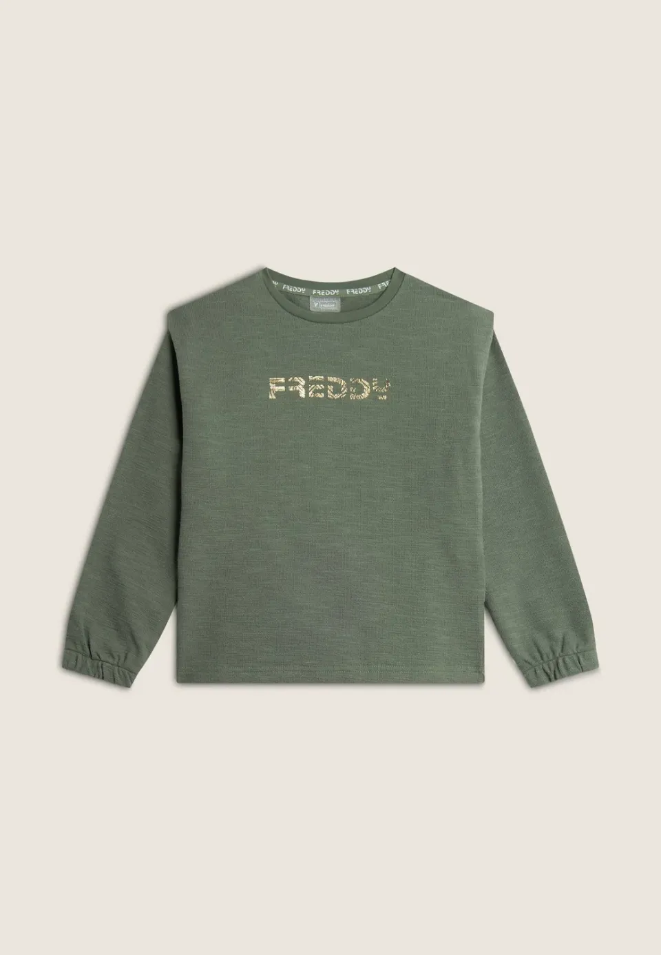 Freddy Mädchen Sweatshirt Baumwolle Militärgrün