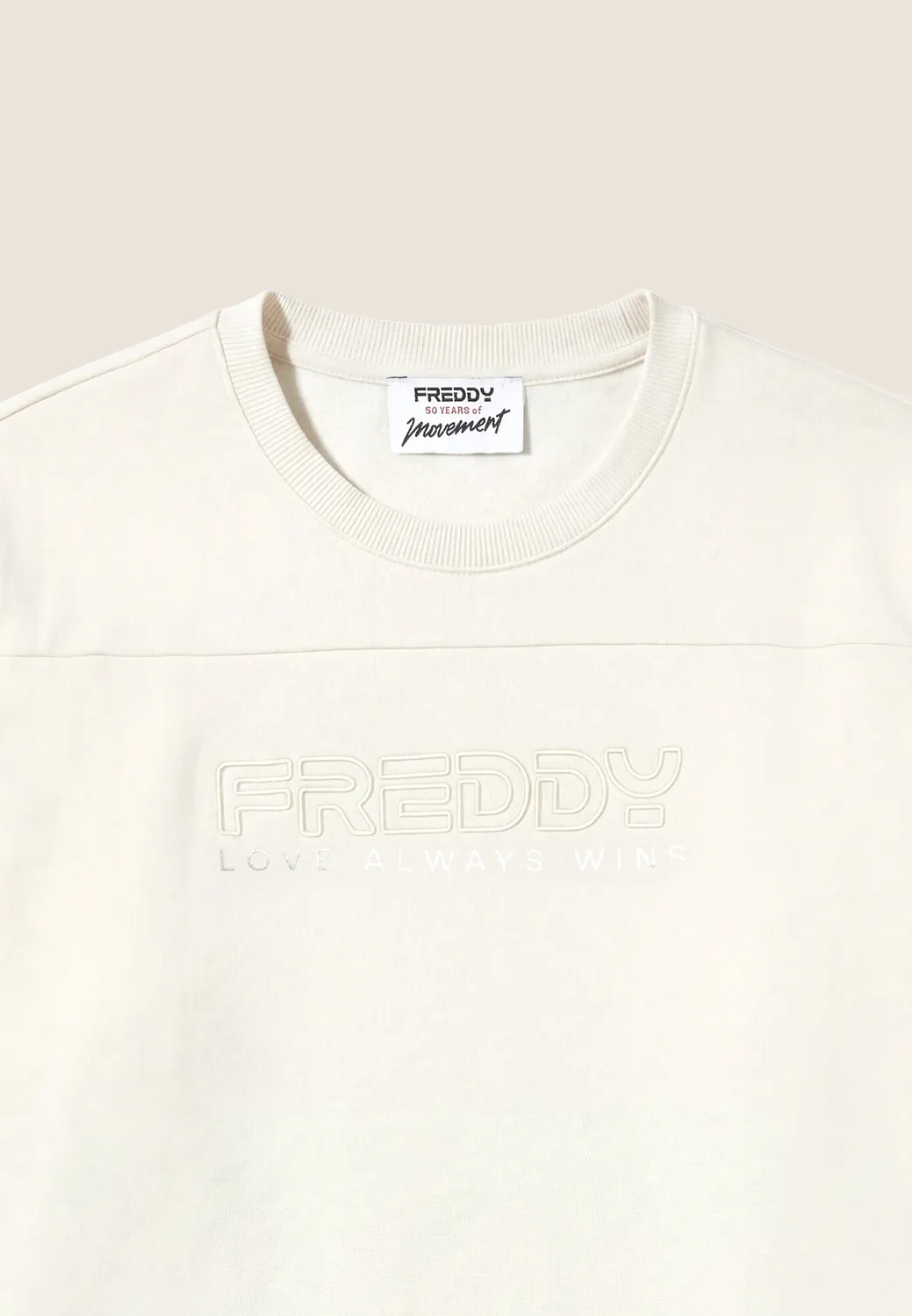 Freddy Love Sweatshirt Schwarz Stick Rundhals