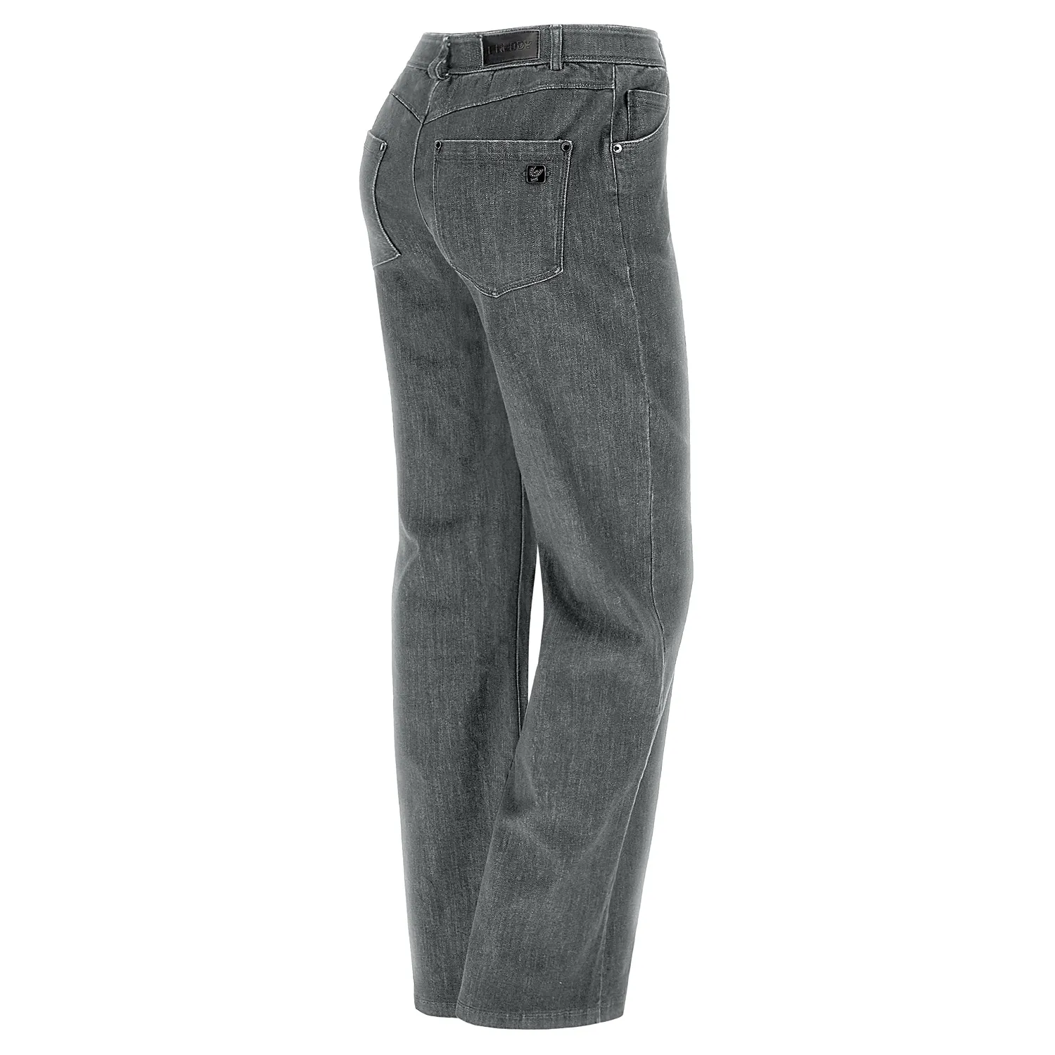 Freddy Black Wide Leg Jeans J7N Regular Waist dehnbar