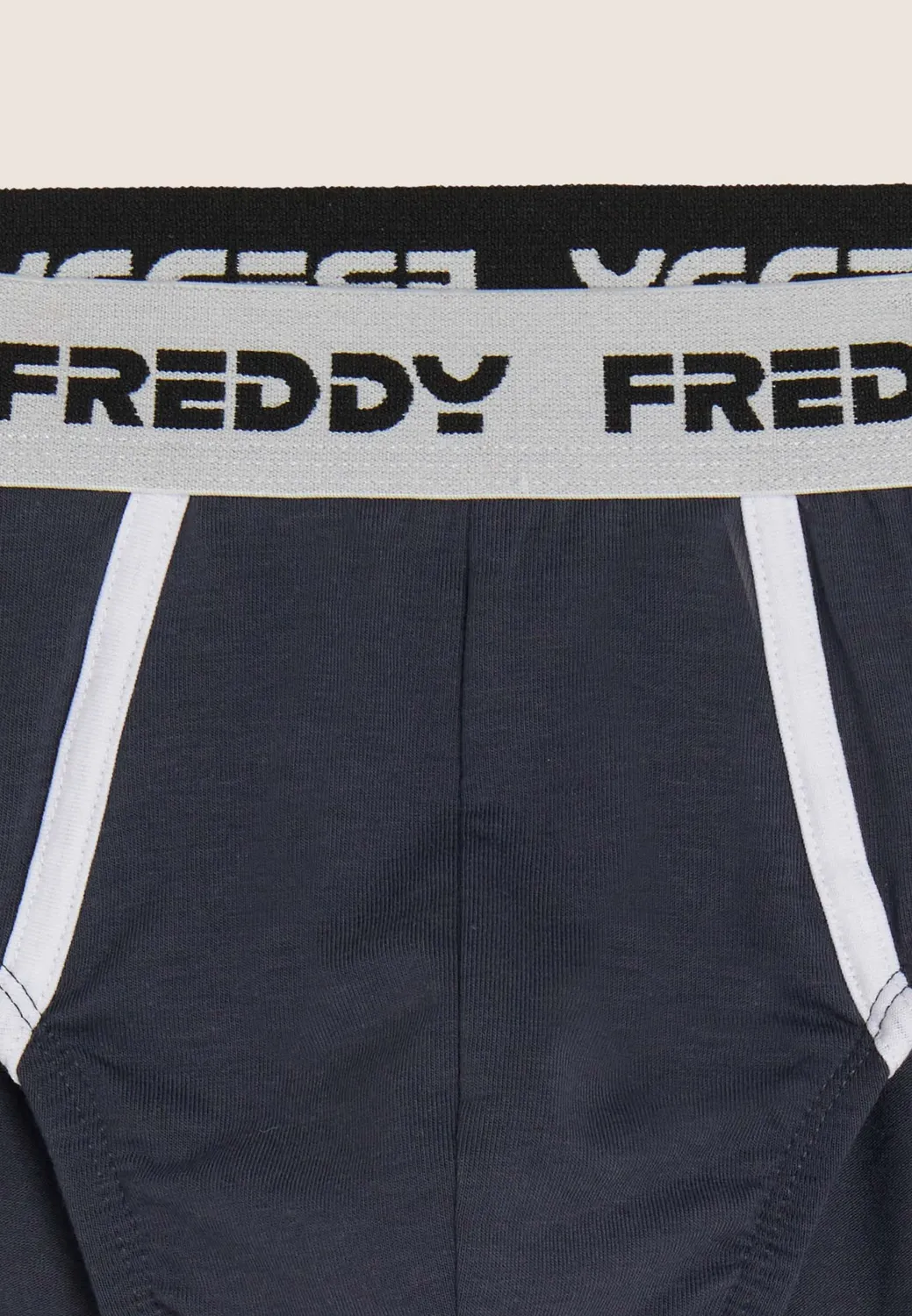 Freddy Slip Herren Jacquard-Bund Schwarz
