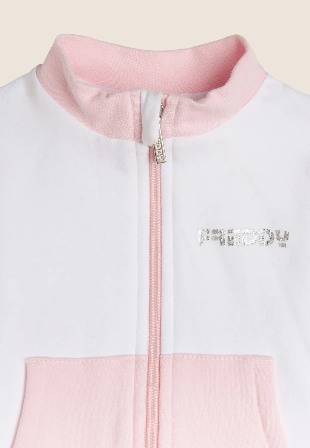 Freddy Baby Jogginganzug Baumwolle Rosa 2-teilig weich