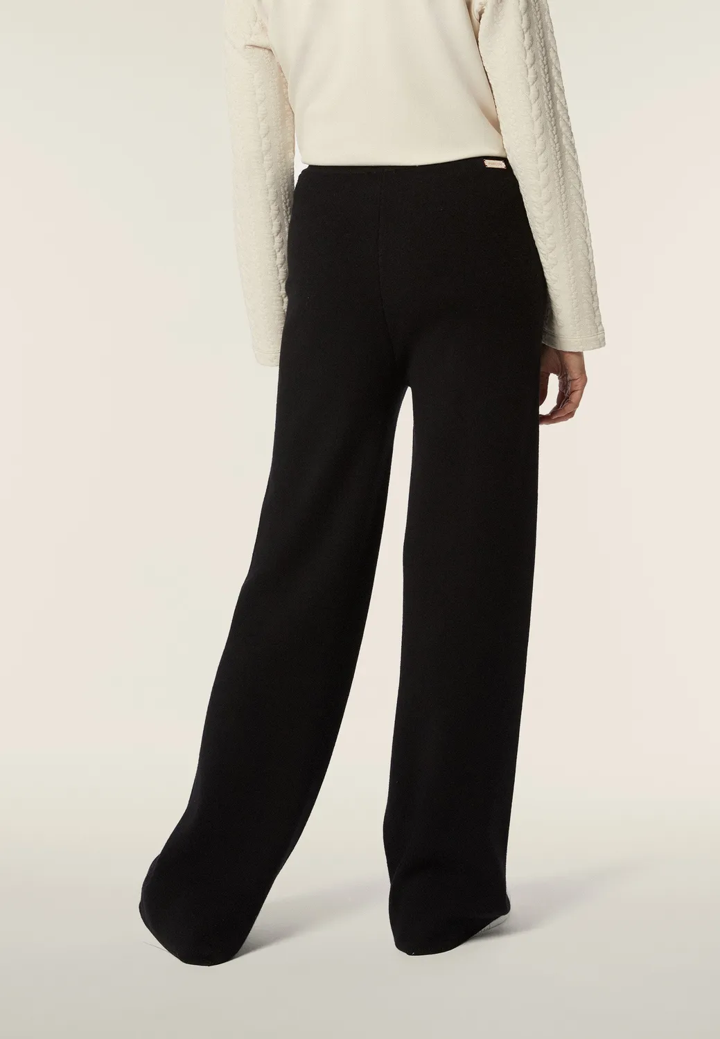 Freddy Comfort Tricot Freizeithose Tawny Birch weit
