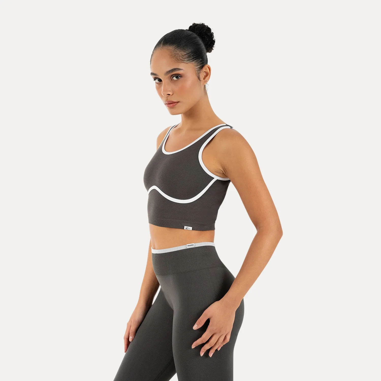 Smilodox Sorea Calen Sport-BH Schwarz Seamless