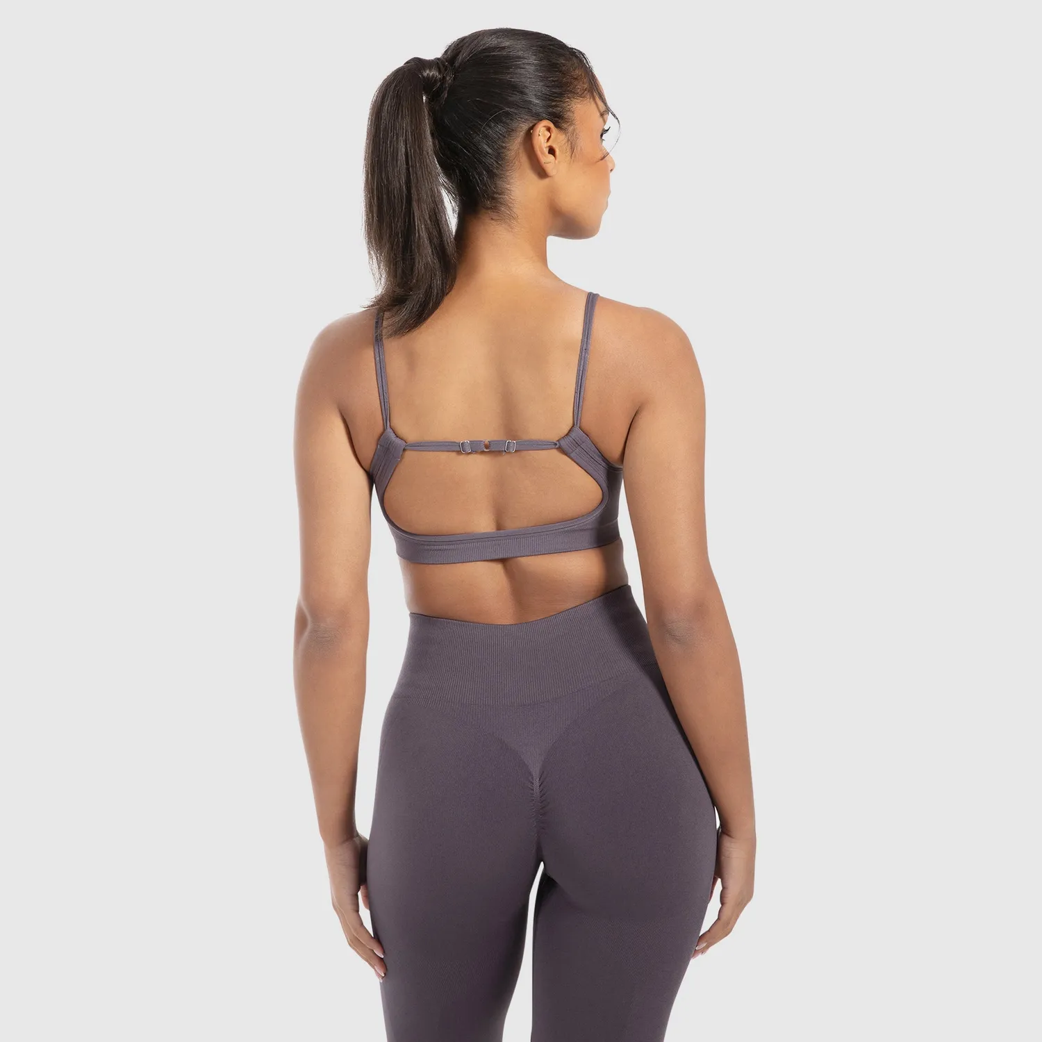 Smilodox Sorea Nesa Sport BH Damen Schwarz Seamless