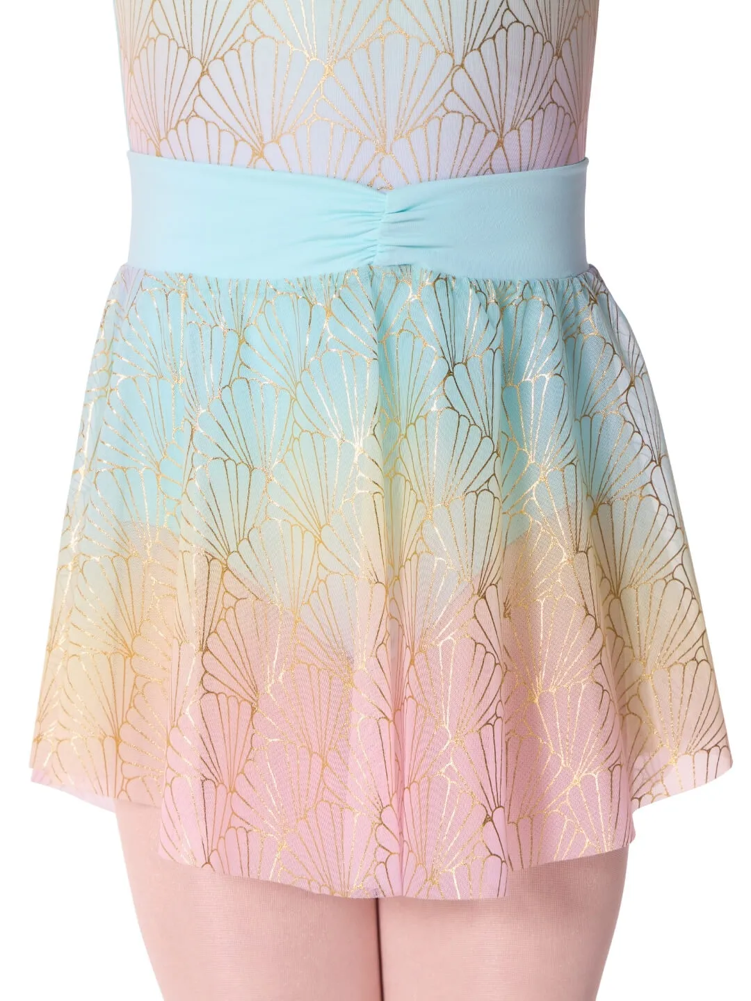 Capezio Sea Star F12585C Ballettrock Pink Mesh Kinder
