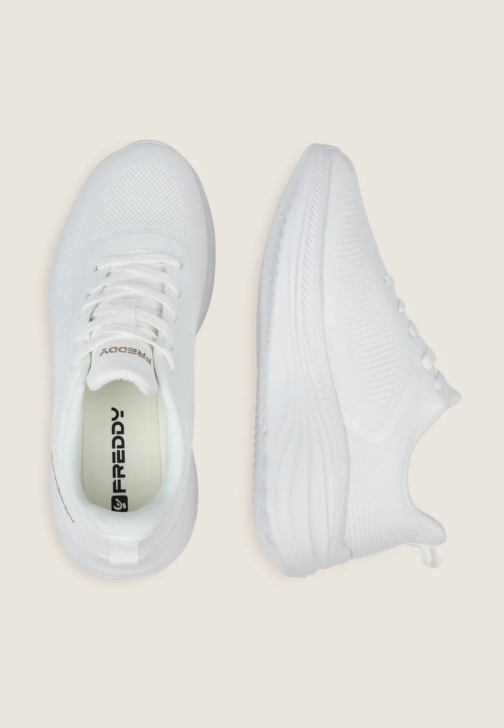 Freddy Sneaker leicht Weiß Memory Foam Gr 36