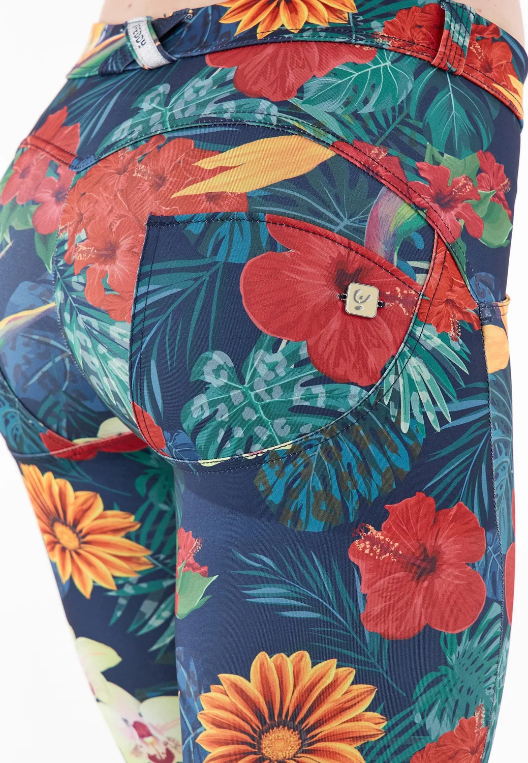 Freddy WR.UP Push-up-Hose Allover Flower FLO21 blumig