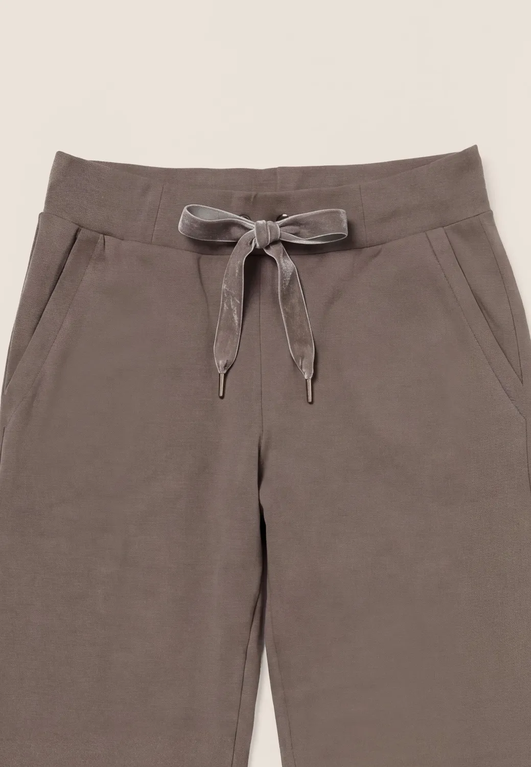 Freddy Wide Leg Sporthose Damen Falcon Brown Modal