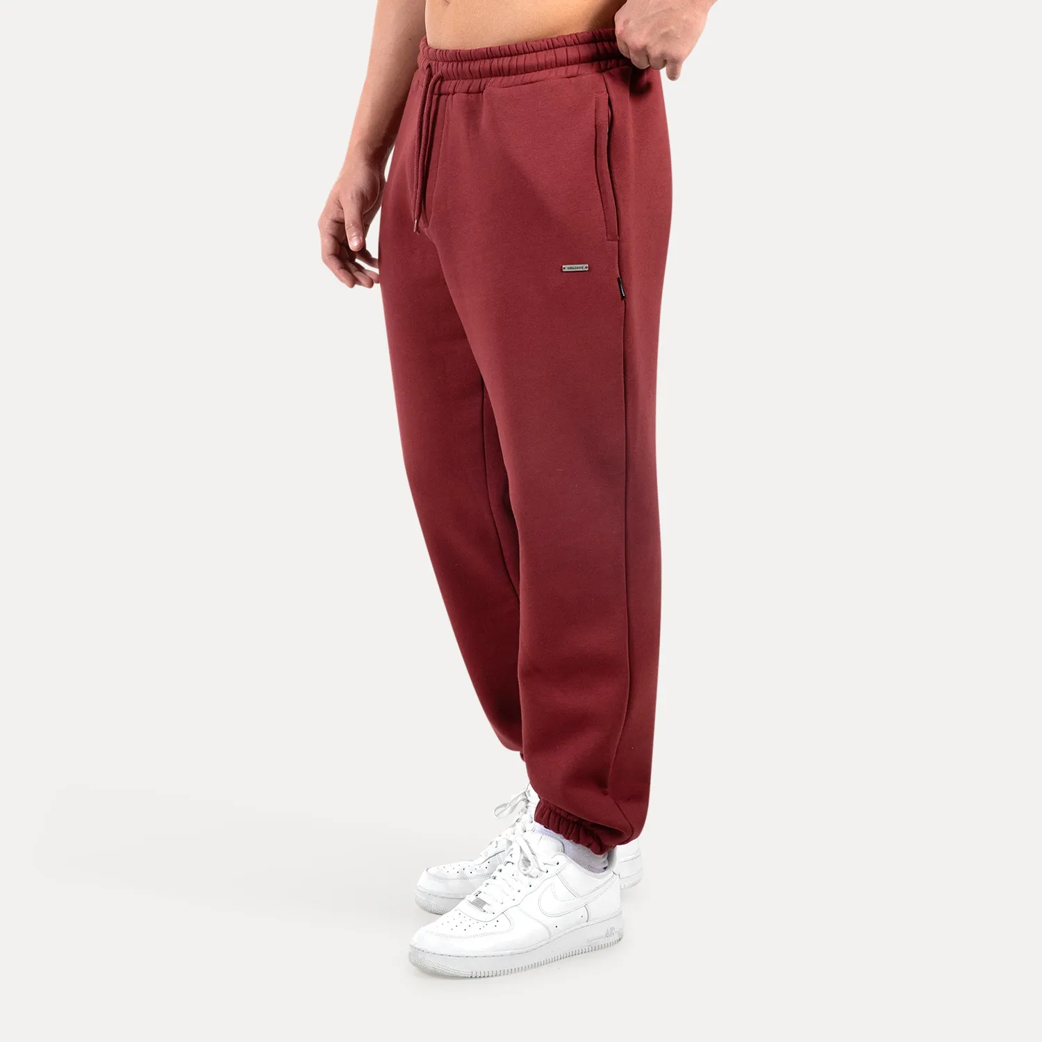Smilodox Cedrik Jogginghose Herren Schwarz Oversize