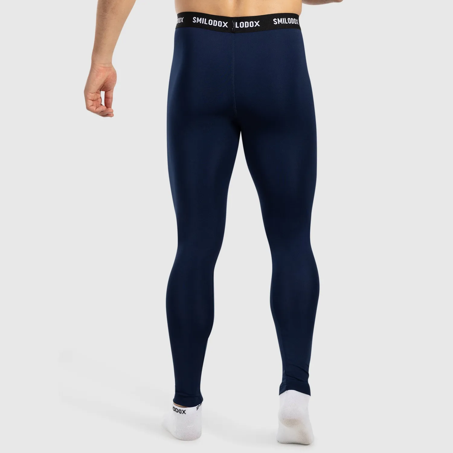 Smilodox Zeyn Kompressionshose Marineblau Base Layer