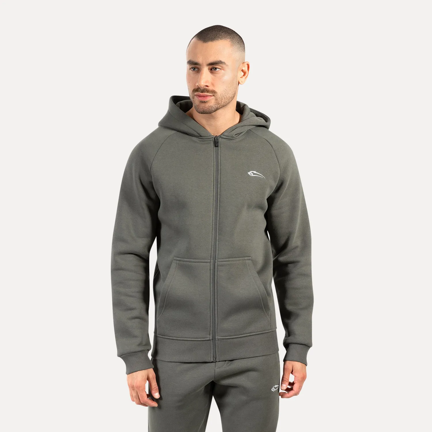 Smilodox Sorea Yasin Zip Hoodie Herren Baumwolle