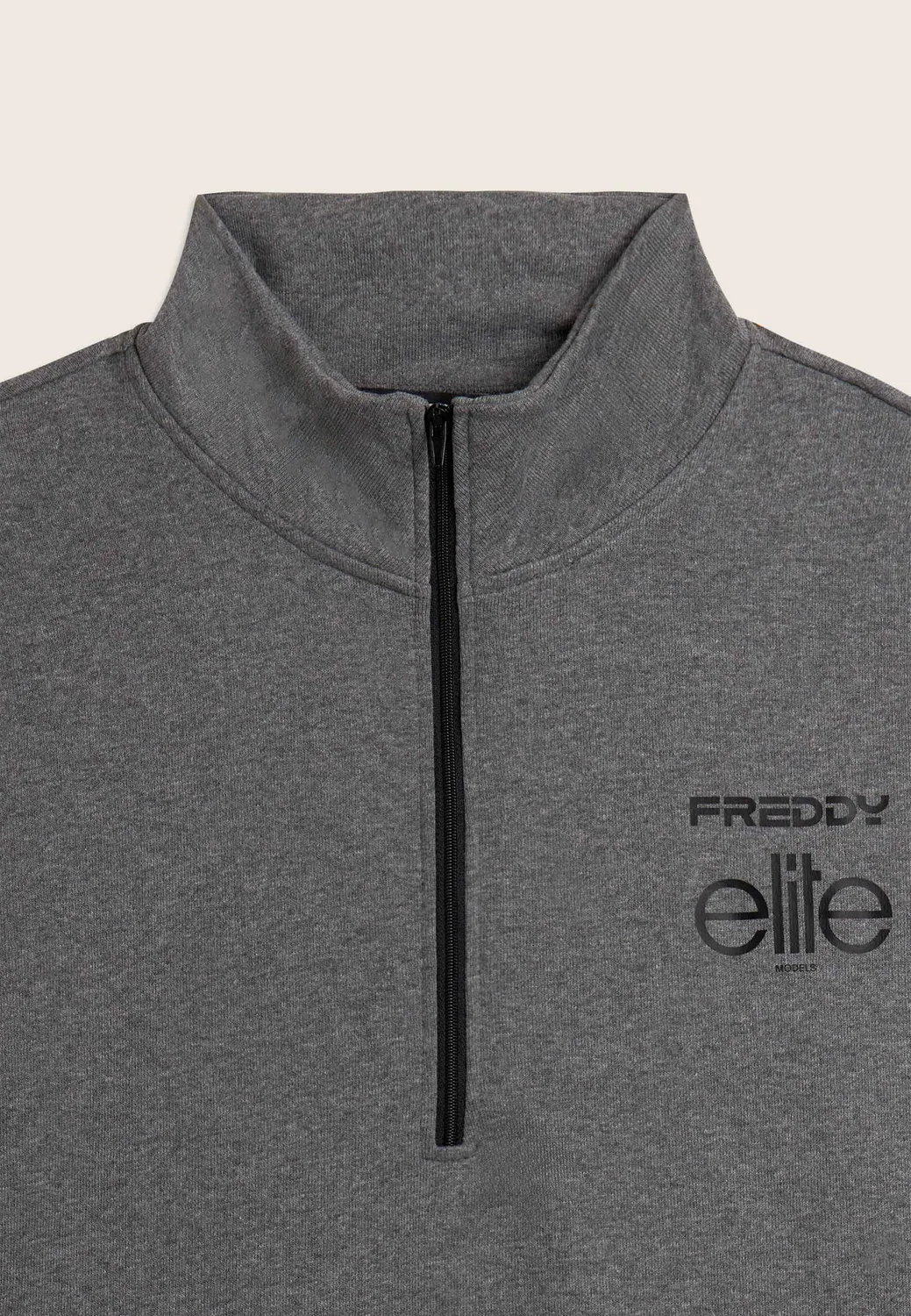 Freddy Elite Sweatshirt Damen Grau mit Half-Zip