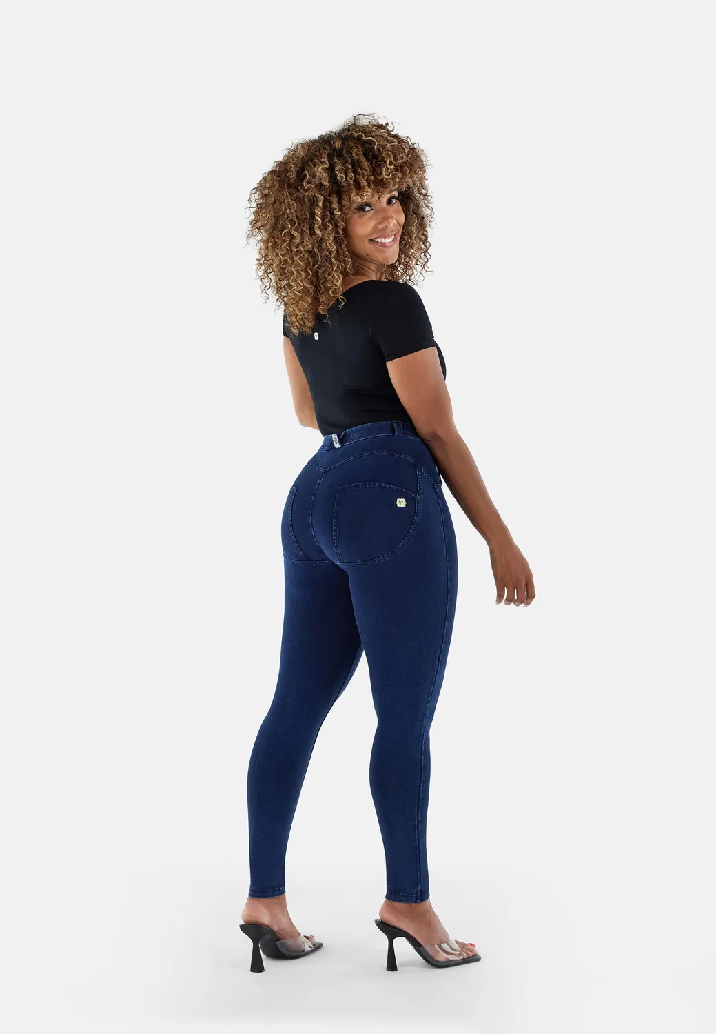 Freddy WR.UP Jeggings Curvy Damen dunkelblau shaping