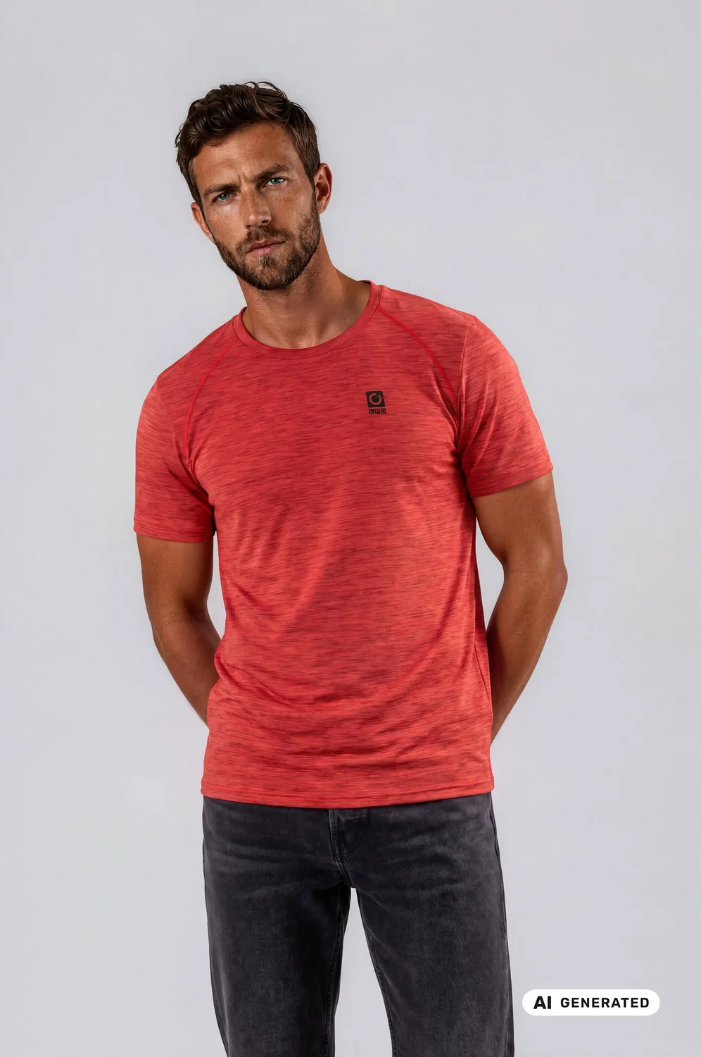 LPO Damian Funktionsshirt rot Gr. 48 trocknend