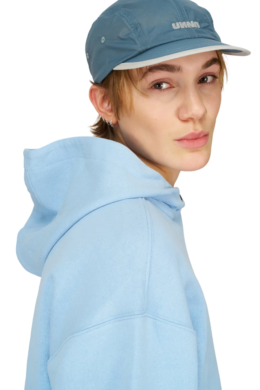 UNNA Slow Motion Hoodie W Kapuzenpullover Serenity Blue Bio-Baumwolle