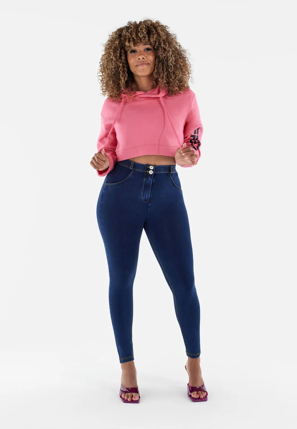 Freddy WR.UP Jeggings 7/8 Curvy Dark Jeans