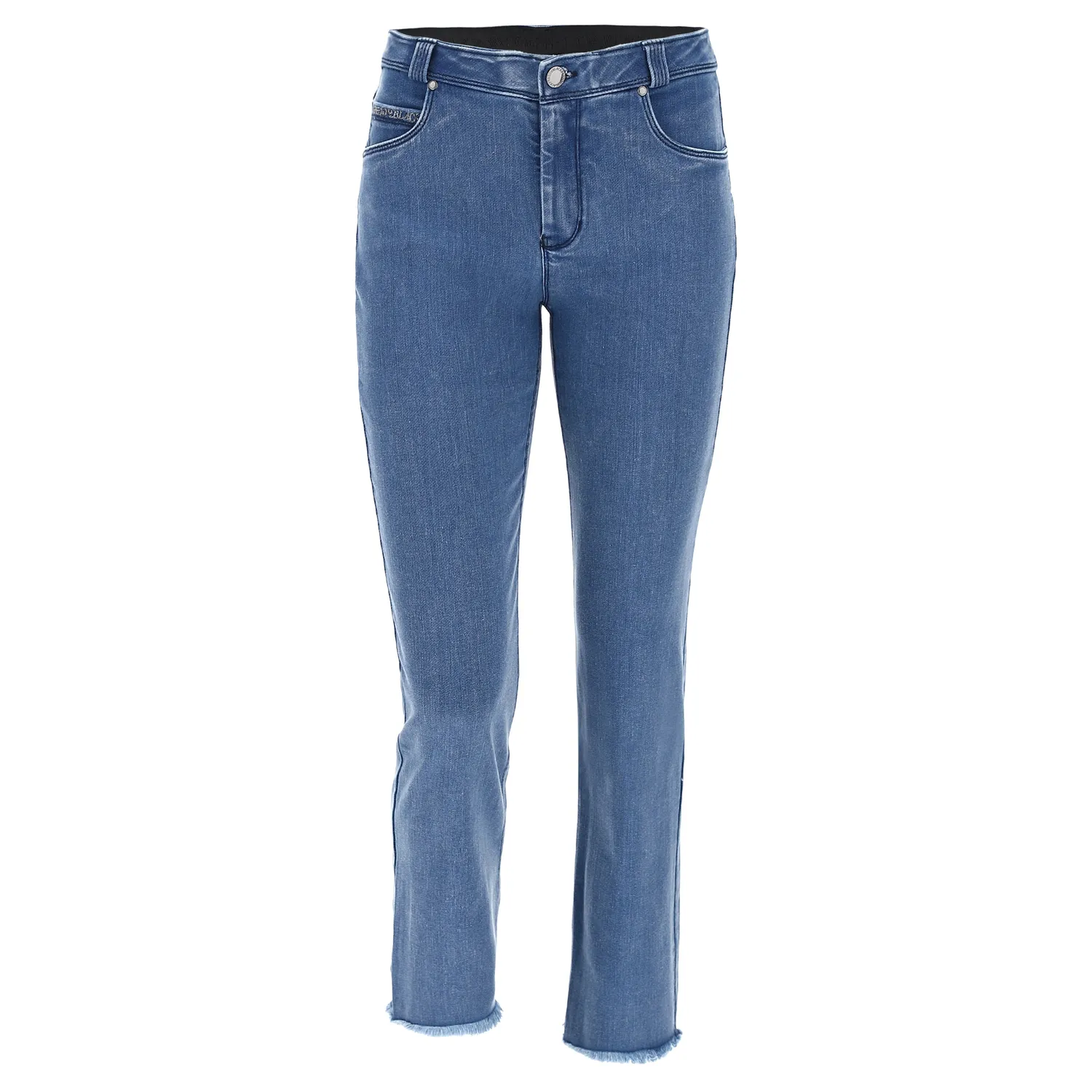 Freddy Black Cropped Jeans Damen Schwarz Stretch