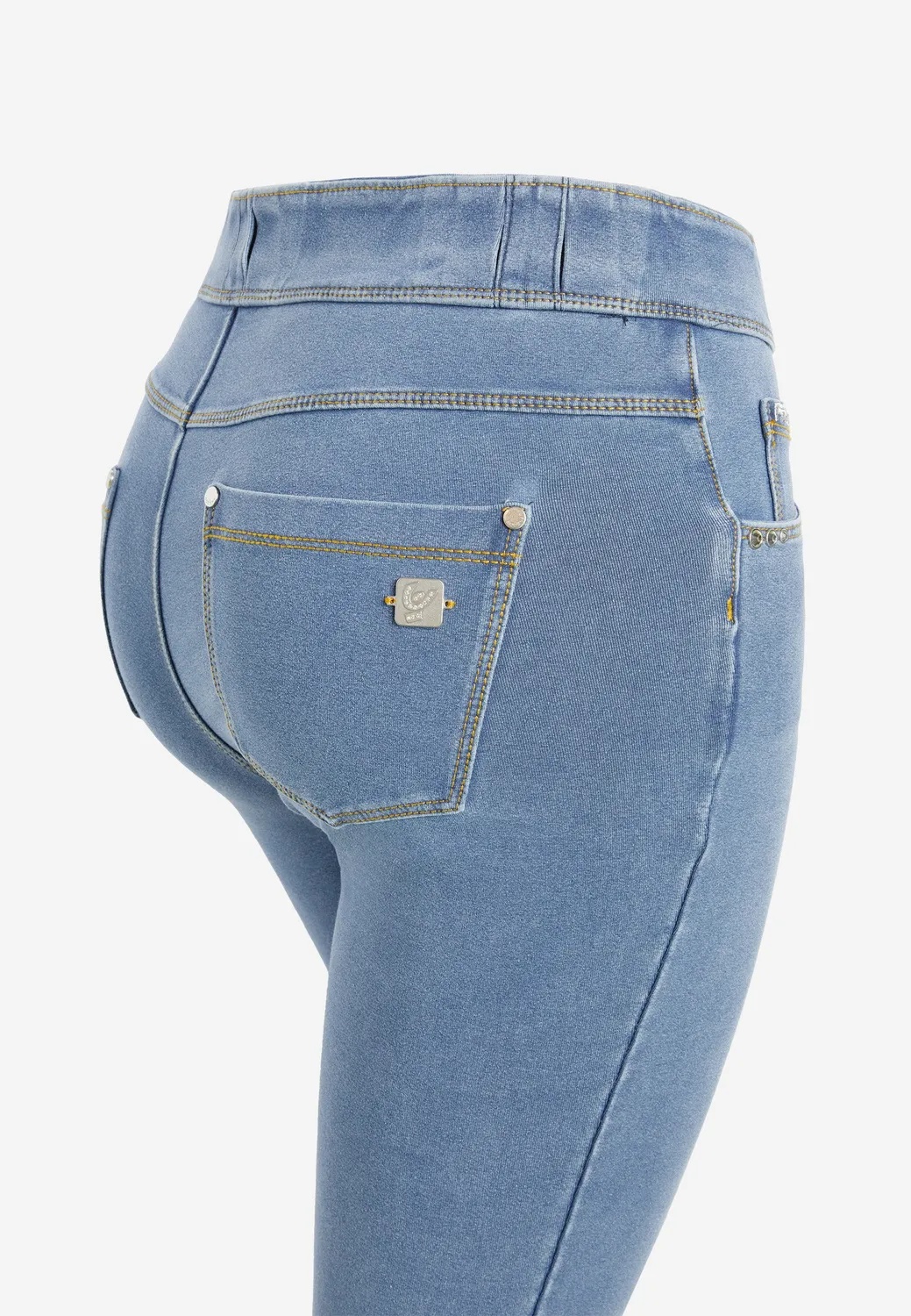 Freddy N.O.W. Skinny Hose Denim hellblau Bio-Baumwolle