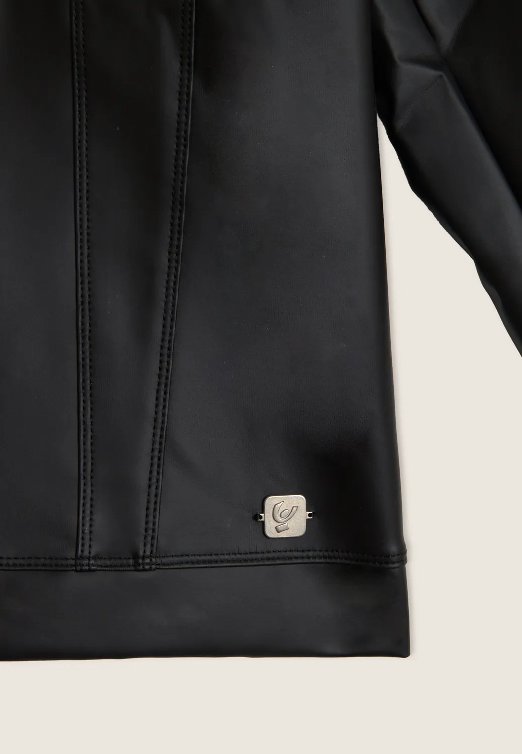 Freddy Trucker Kunstlederjacke Damen Schwarz kurz cropped