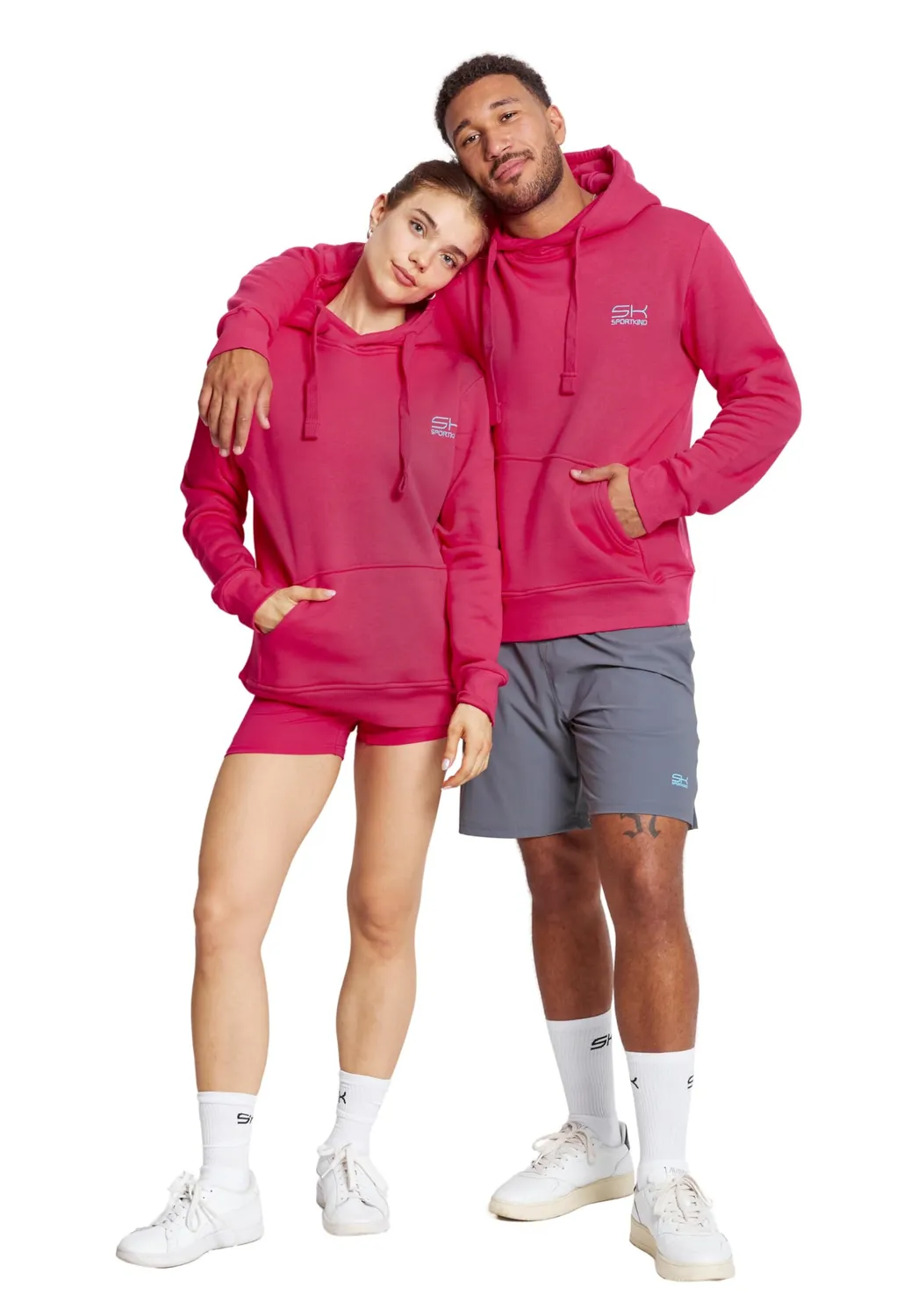 SPORTKIND Tennis Padel Hoodie XXL einfarbig