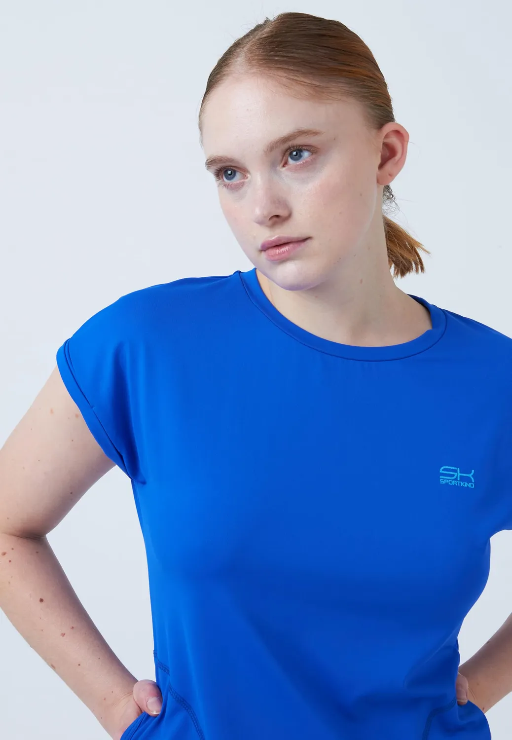 SPORTKIND Loose Fit Tenniskleid Kleid mit Taschen atmungsaktiv UV-Schutz