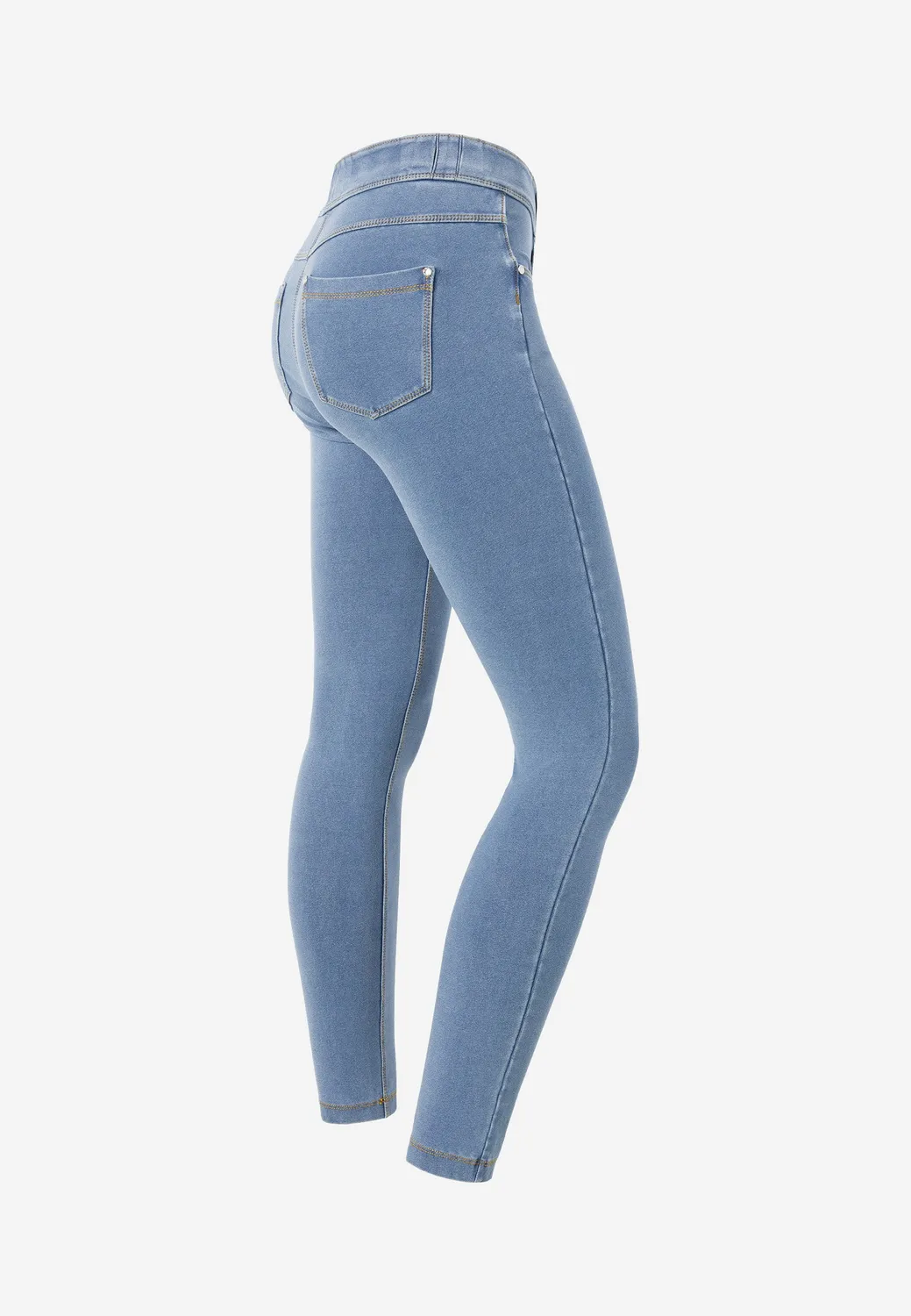 Freddy N.O.W. Skinny Hose Denim hellblau Bio-Baumwolle
