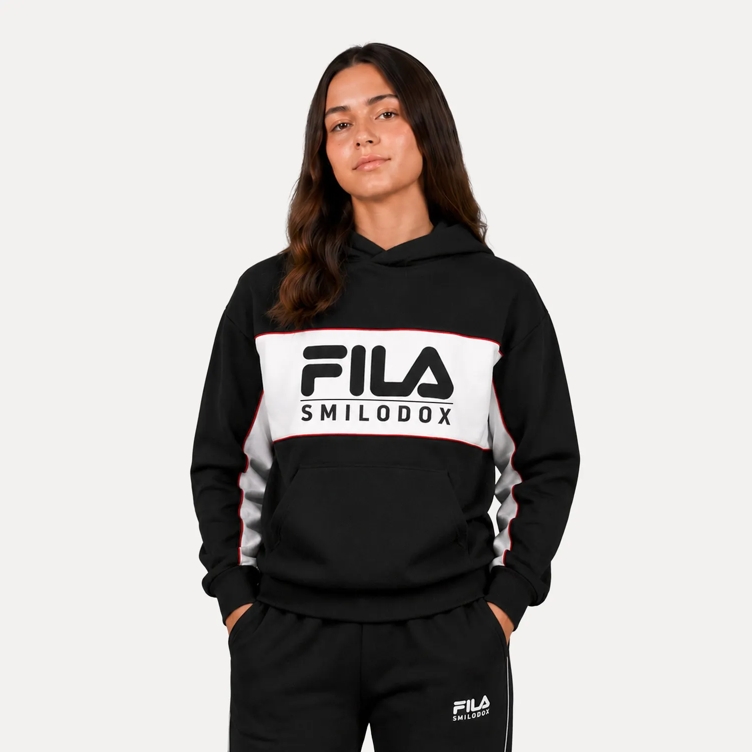 Smilodox x Fila Maye Outfit Set Schwarz 158/164